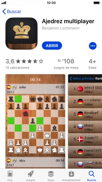 Pulsa la tecla de inicio para terminar y regresar a la pantalla de inicio.