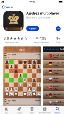 Pulsa la tecla de inicio para terminar y regresar a la pantalla de inicio.