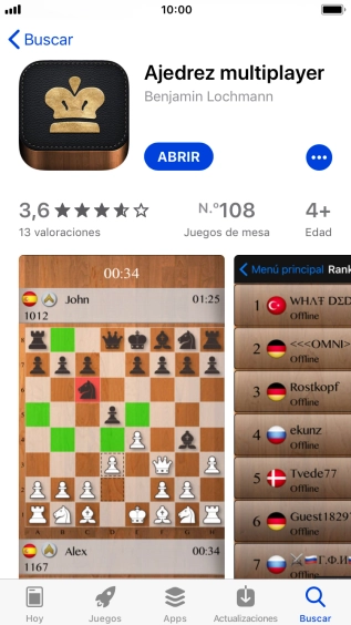 Pulsa la tecla de inicio para terminar y regresar a la pantalla de inicio.