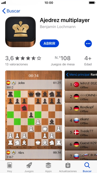 Pulsa la tecla de inicio para terminar y regresar a la pantalla de inicio.