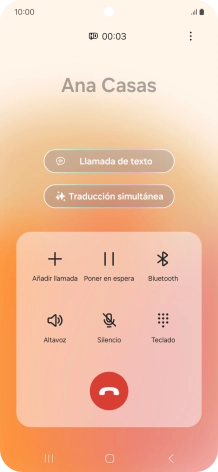 Pulsa Traducción simultánea.