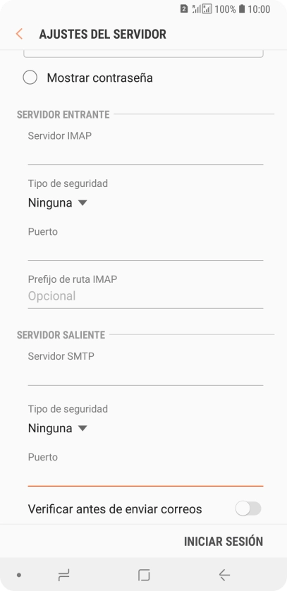 Pulsa INICIAR SESIÓN.