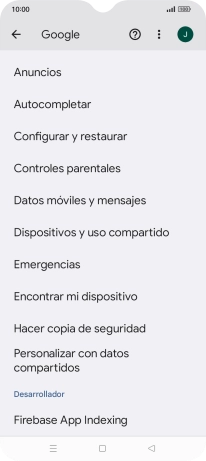 Pulsa Encontrar mi dispositivo.