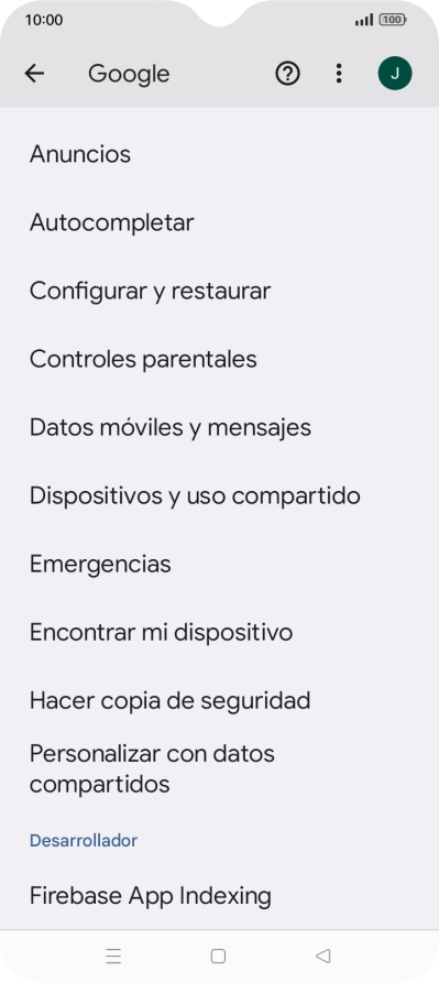 Pulsa Encontrar mi dispositivo.