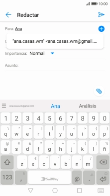 Pulsa el contacto deseado.