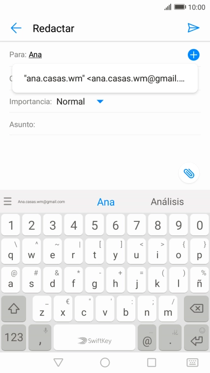 Pulsa el contacto deseado.