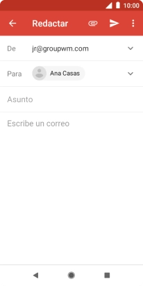 Pulsa Asunto e introduce el asunto deseado.