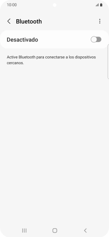 Pulsa el indicador para activar la función.