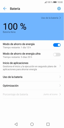 Pulsa la tecla de inicio para terminar y regresar a la pantalla de inicio.