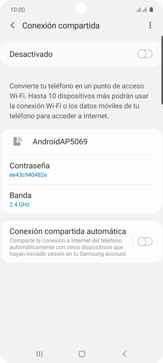 Pulsa el icono de menú.