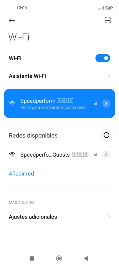 Pulsa la tecla de inicio para terminar y regresar a la pantalla de inicio.