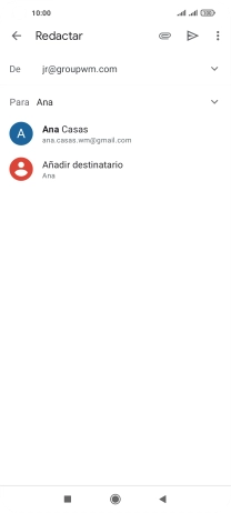 Pulsa el contacto deseado.