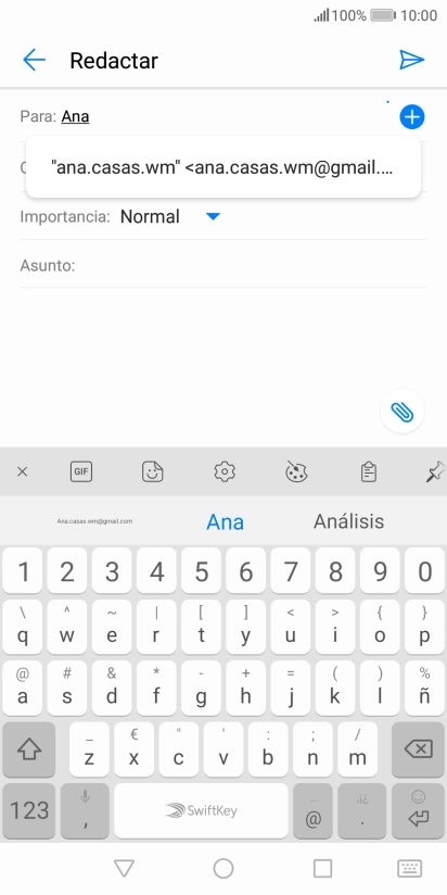 Pulsa el contacto deseado.