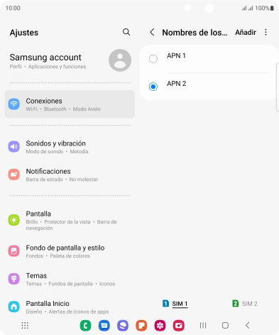 Pulsa la tecla de inicio para terminar y regresar a la pantalla de inicio.
