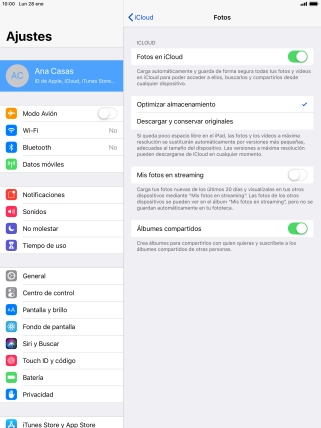Pulsa el indicador junto a 