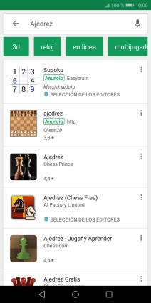 Pulsa la app deseada.