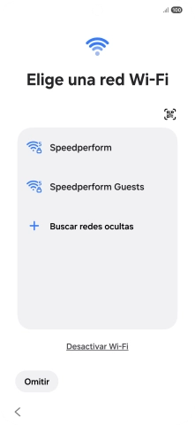 Pulsa la red wifi deseada.