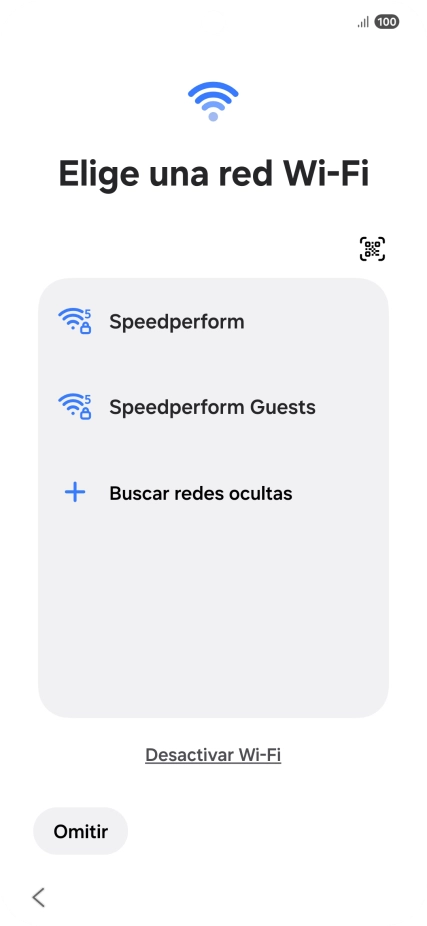 Pulsa la red wifi deseada.