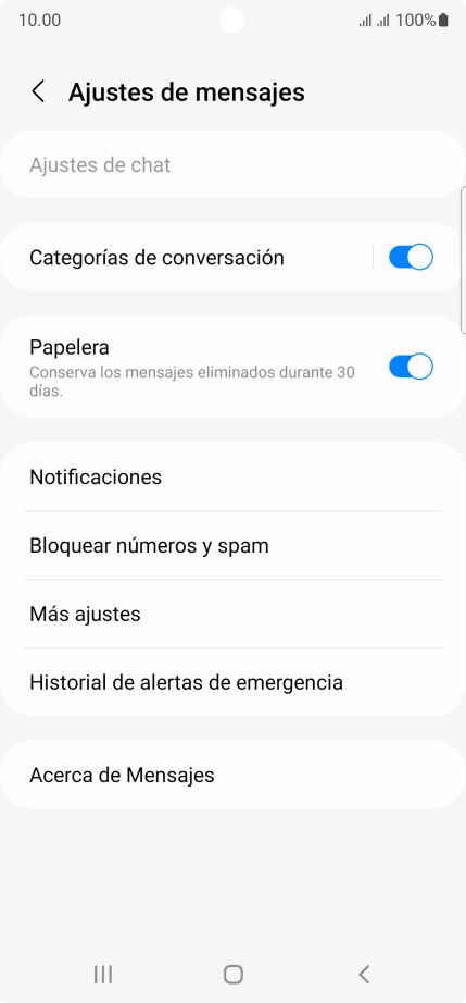 Pulsa Más ajustes.