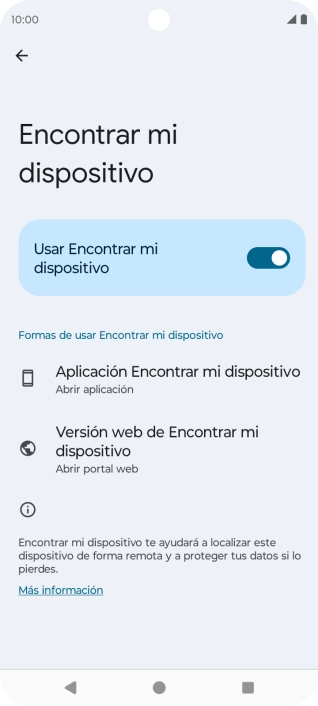 Pulsa la tecla de inicio para terminar y regresar a la pantalla de inicio.