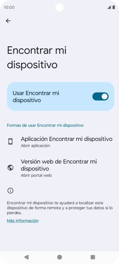 Pulsa la tecla de inicio para terminar y regresar a la pantalla de inicio.