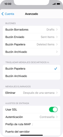 Pulsa el indicador junto a 