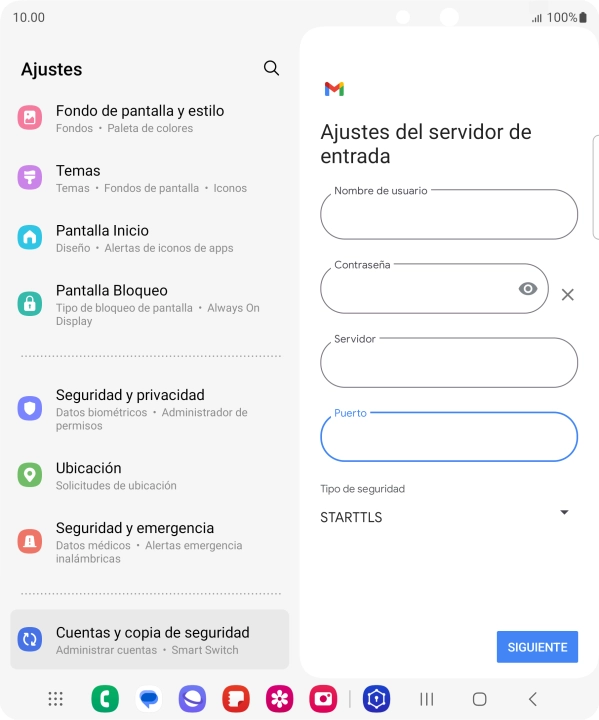 Pulsa la lista desplegable bajo 