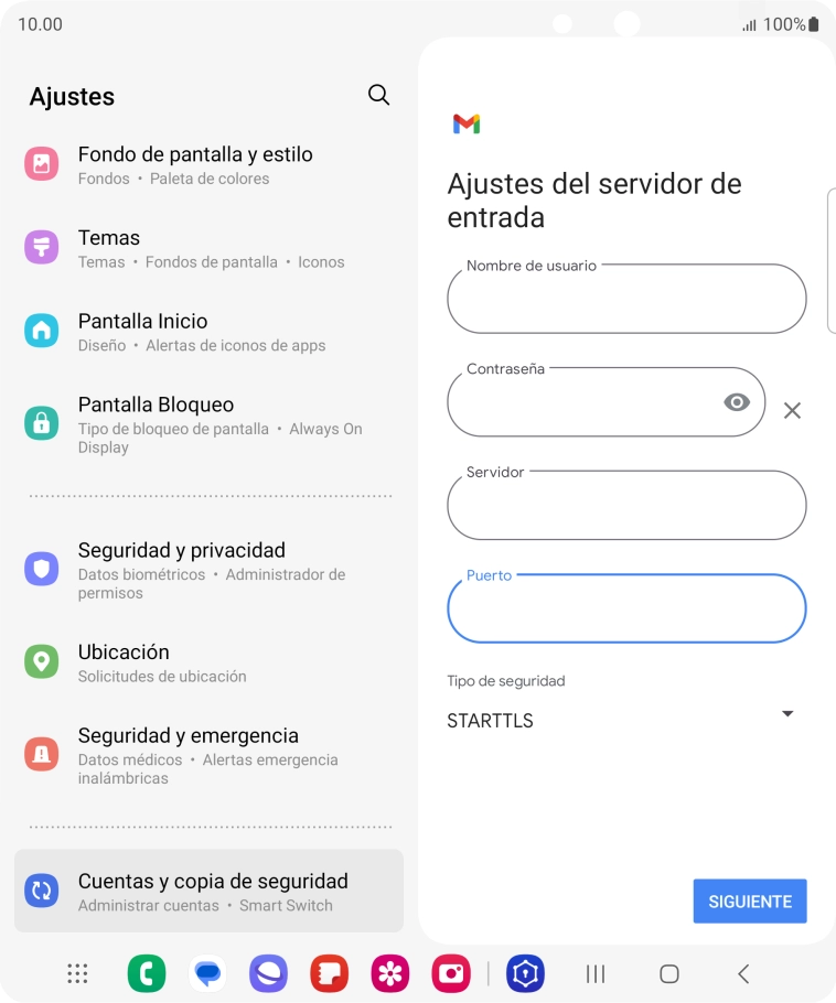 Pulsa la lista desplegable bajo 