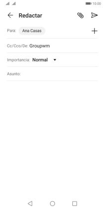 Pulsa en la campo junto a 