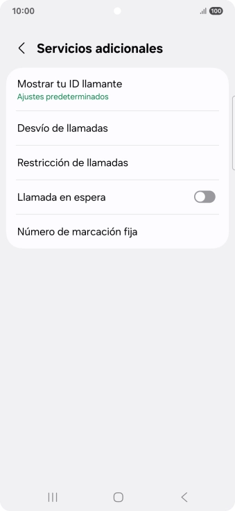 Pulsa el indicador junto a 