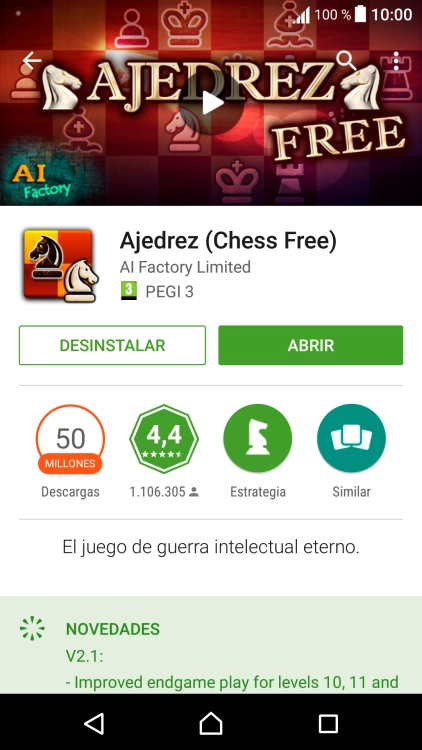 Pulsa la tecla de inicio para terminar y regresar a la pantalla de inicio.