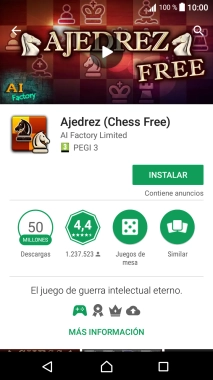 Pulsa INSTALAR y sigue las indicaciones de la pantalla para instalar la app.