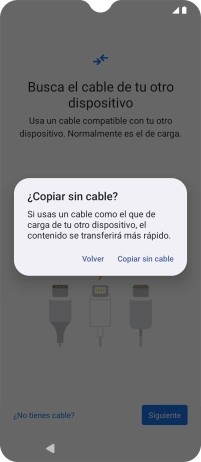 Pulsa Copiar sin cable.