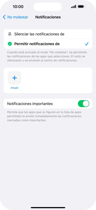 Pulsa el indicador junto a 