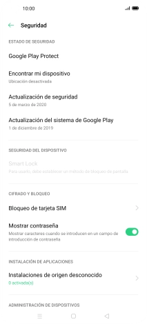 Pulsa Bloqueo de tarjeta SIM.