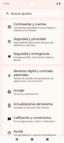 Pulsa Actualizaciones del sistema.