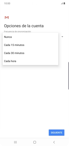 Pulsa el ajuste deseado.