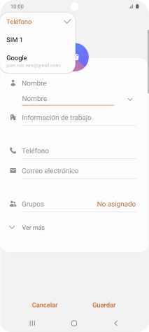 Pulsa Teléfono.