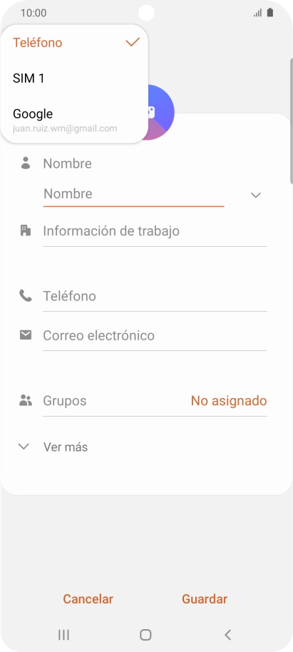 Pulsa Teléfono.