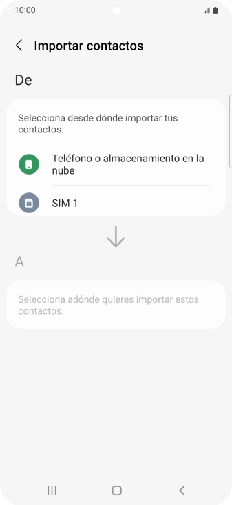 Pulsa el nombre de la tarjeta SIM.