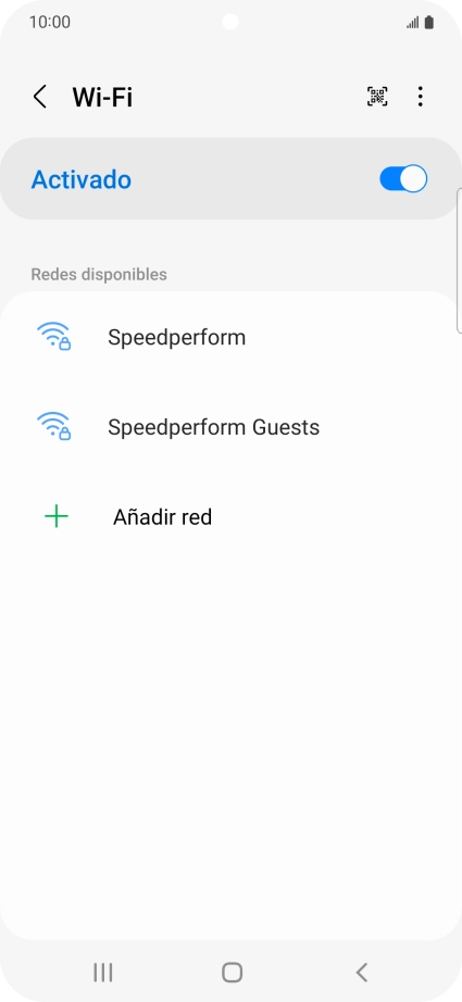 Pulsa el icono de menú.