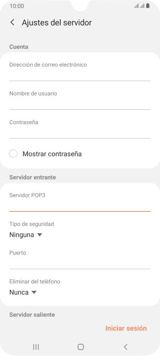 Pulsa la lista desplegable bajo 