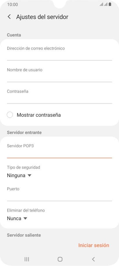 Pulsa la lista desplegable bajo 