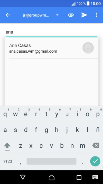 Pulsa el contacto deseado.
