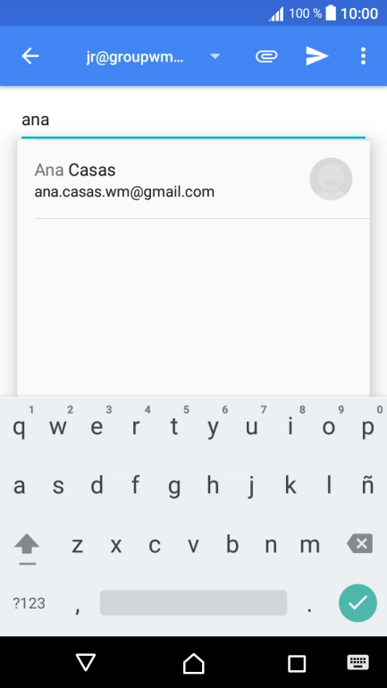 Pulsa el contacto deseado.