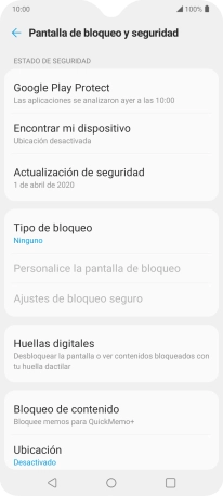 Pulsa la tecla de inicio para terminar y regresar a la pantalla de inicio.