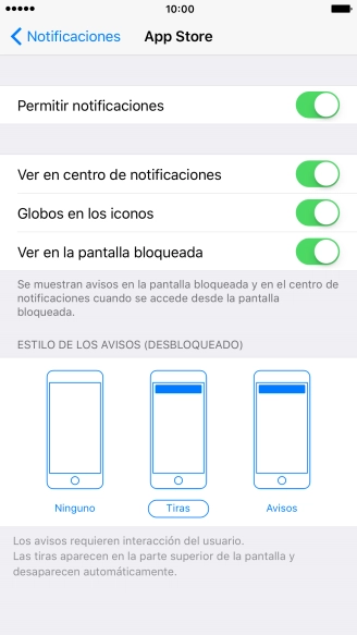 Pulsa el indicador junto a 