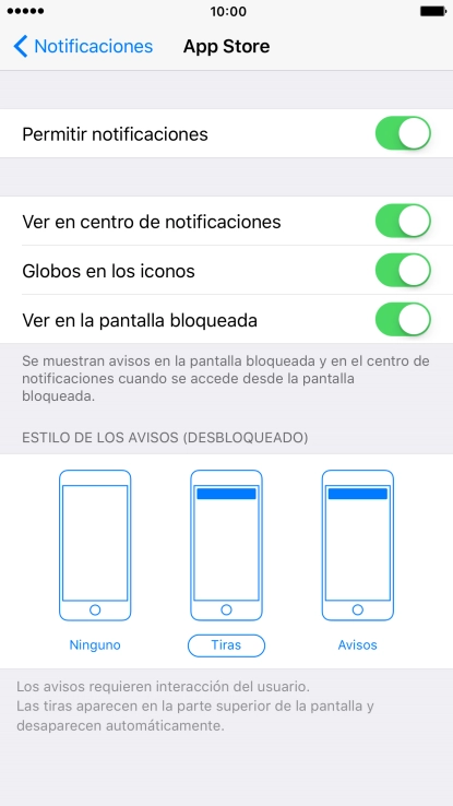 Pulsa el indicador junto a 