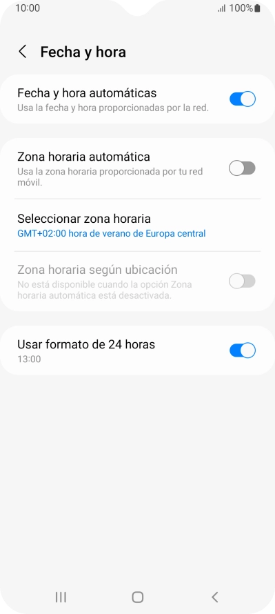 Pulsa el indicador junto a 
