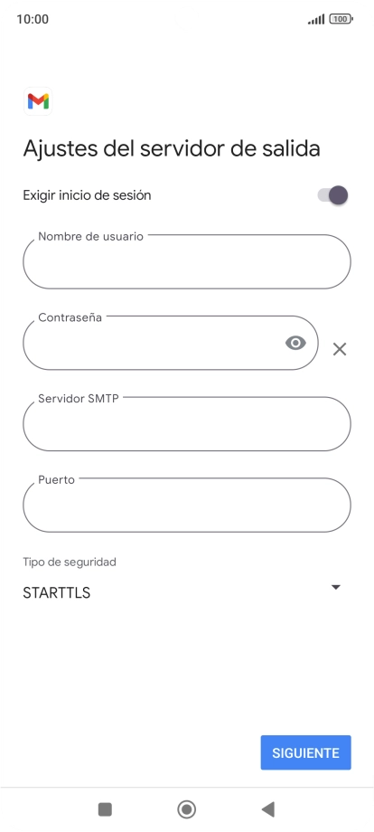 Pulsa el indicador junto a 